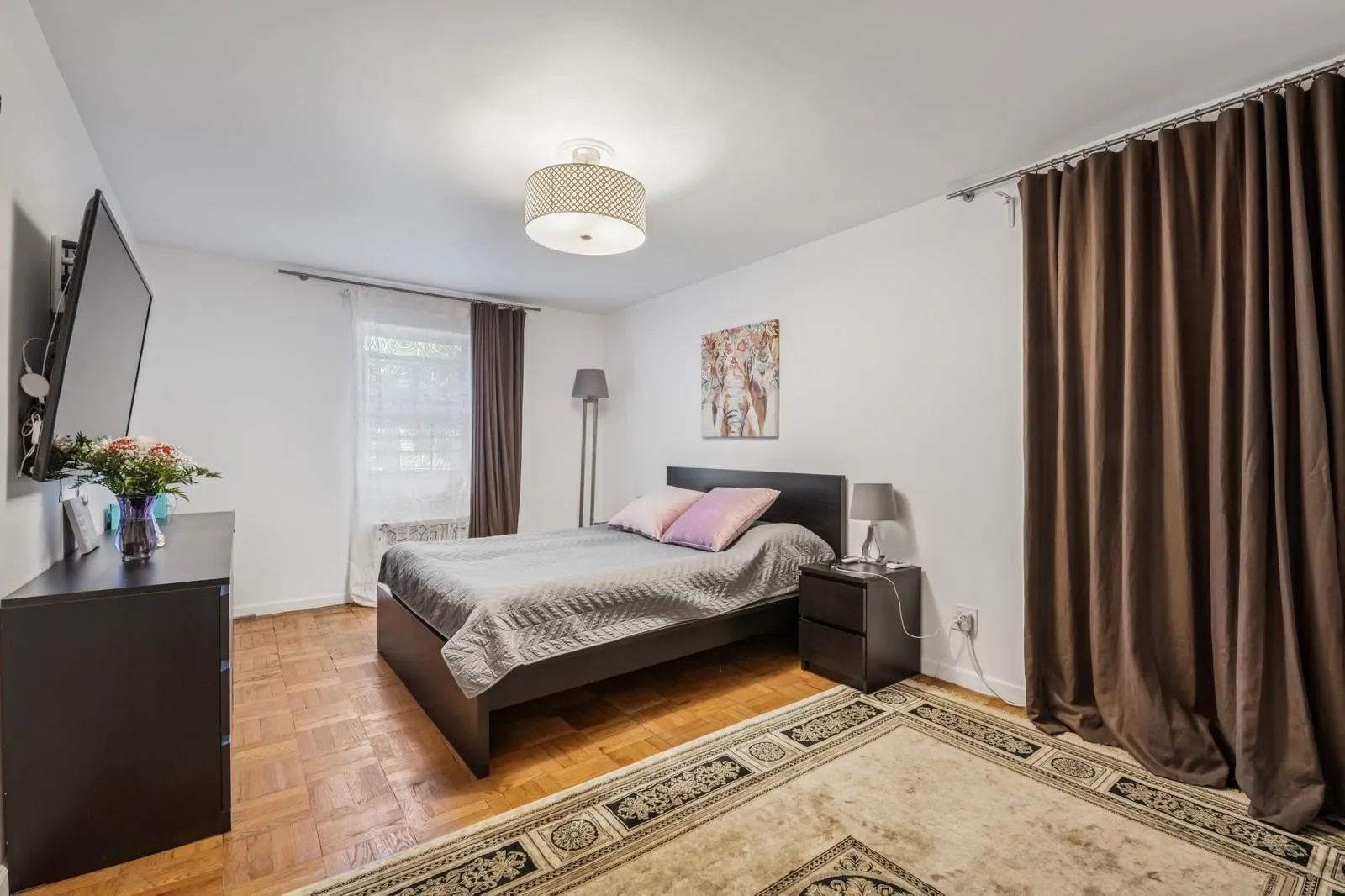 Bedroom with baseboards Bedroom with baseboards