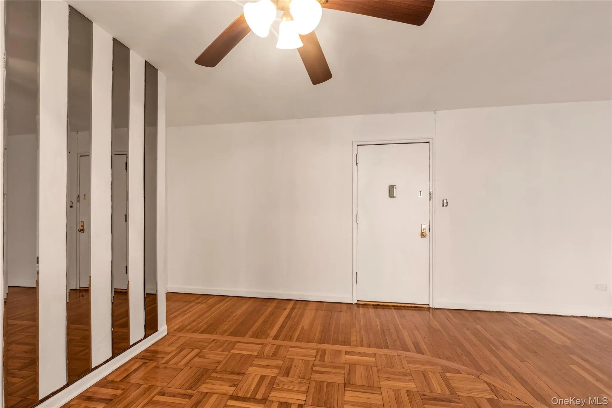 Additional living space with ceiling fan Additional living space with ceiling fan