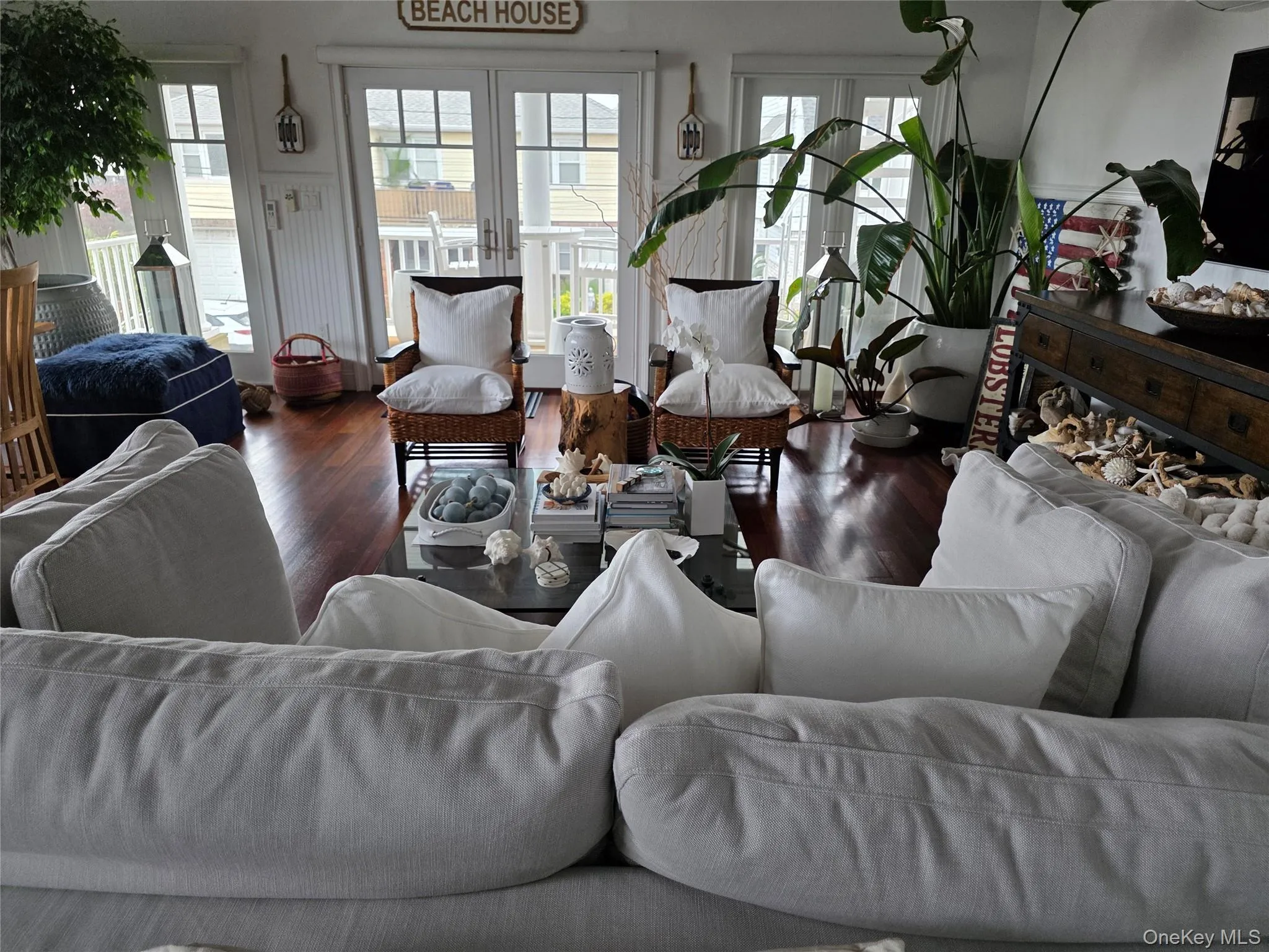 Living room featuring wood finished floors Living room featuring wood finished floors
