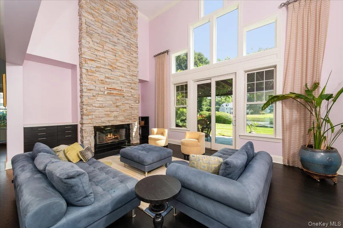 Great Room with Fireplace, Sliding Door to Back Patio Great Room with Fireplace, Sliding Door to Back Patio