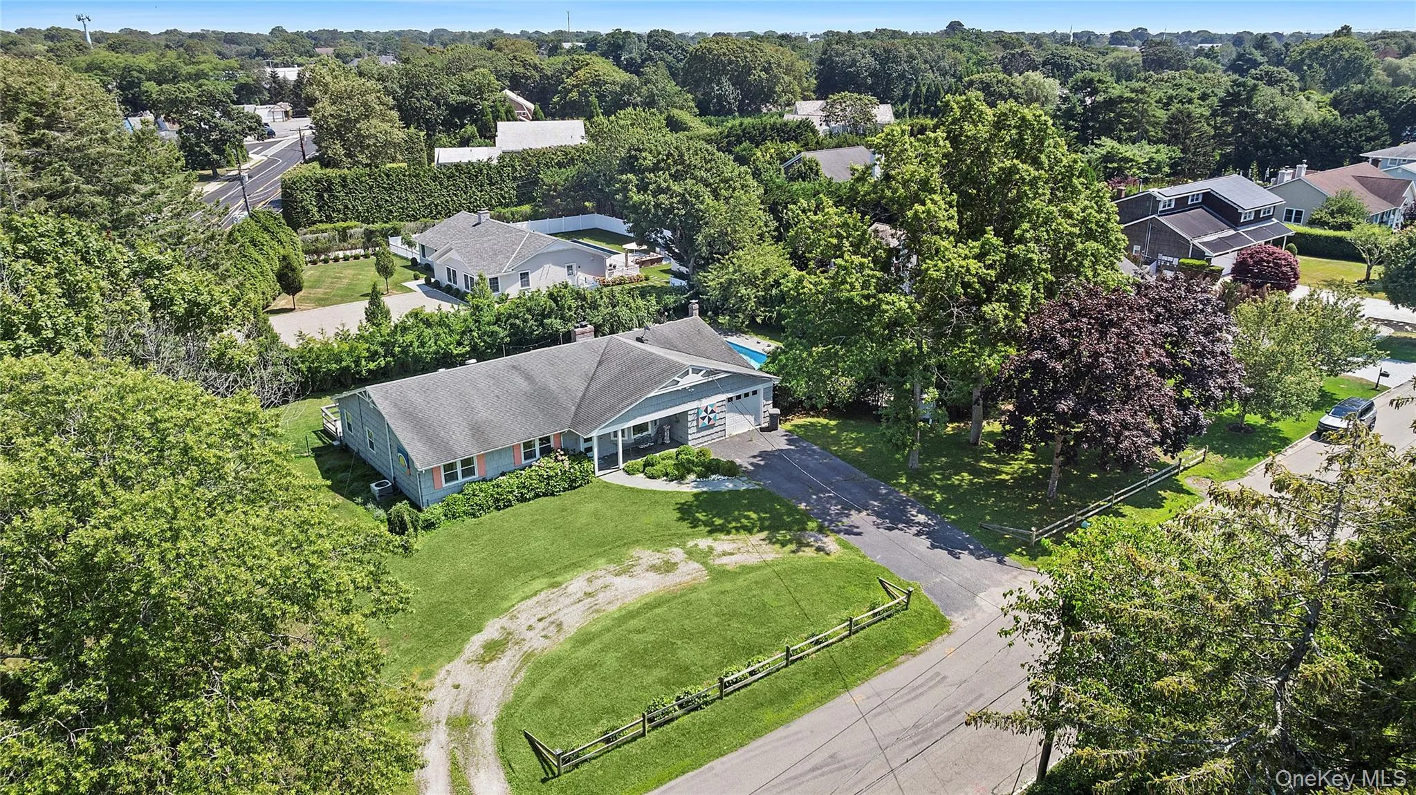 Aerial view of residential area Aerial view of residential area
