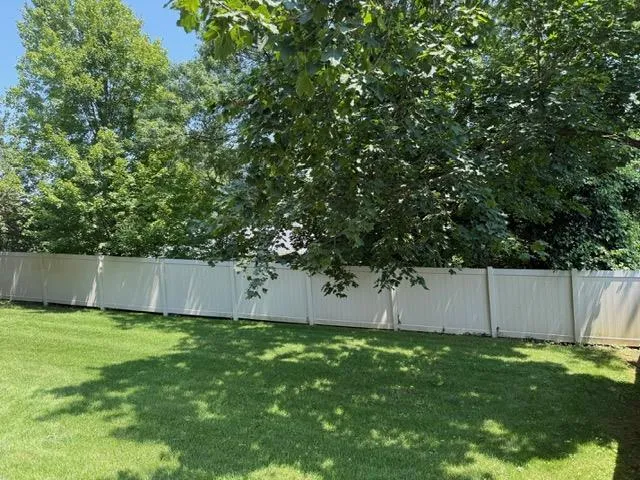 View of fenced backyard View of fenced backyard