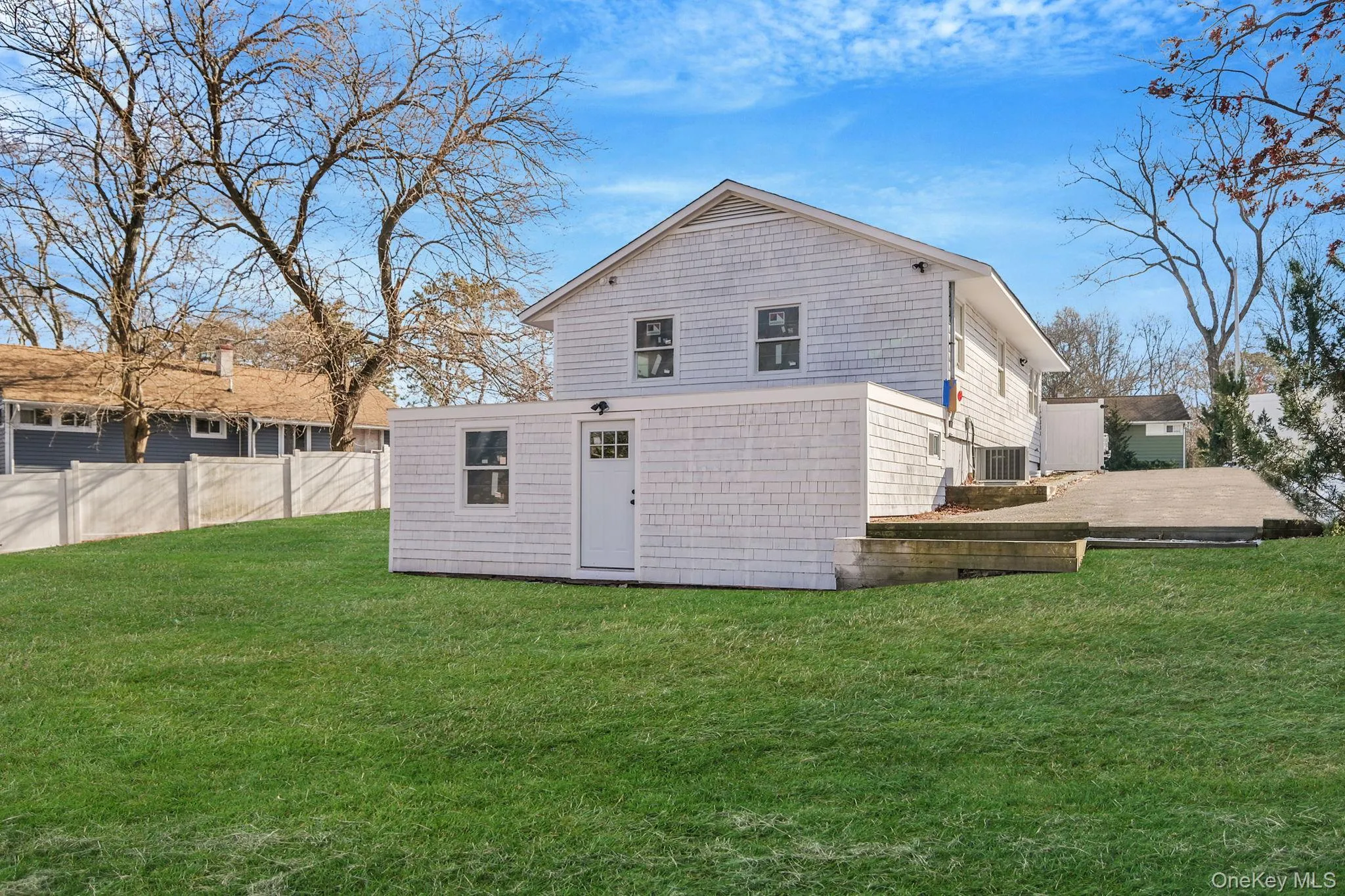 Back of property Back of property