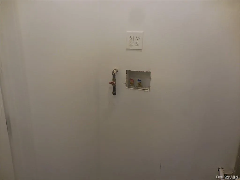 Washer and dryer hook up. Washer and dryer hook up.