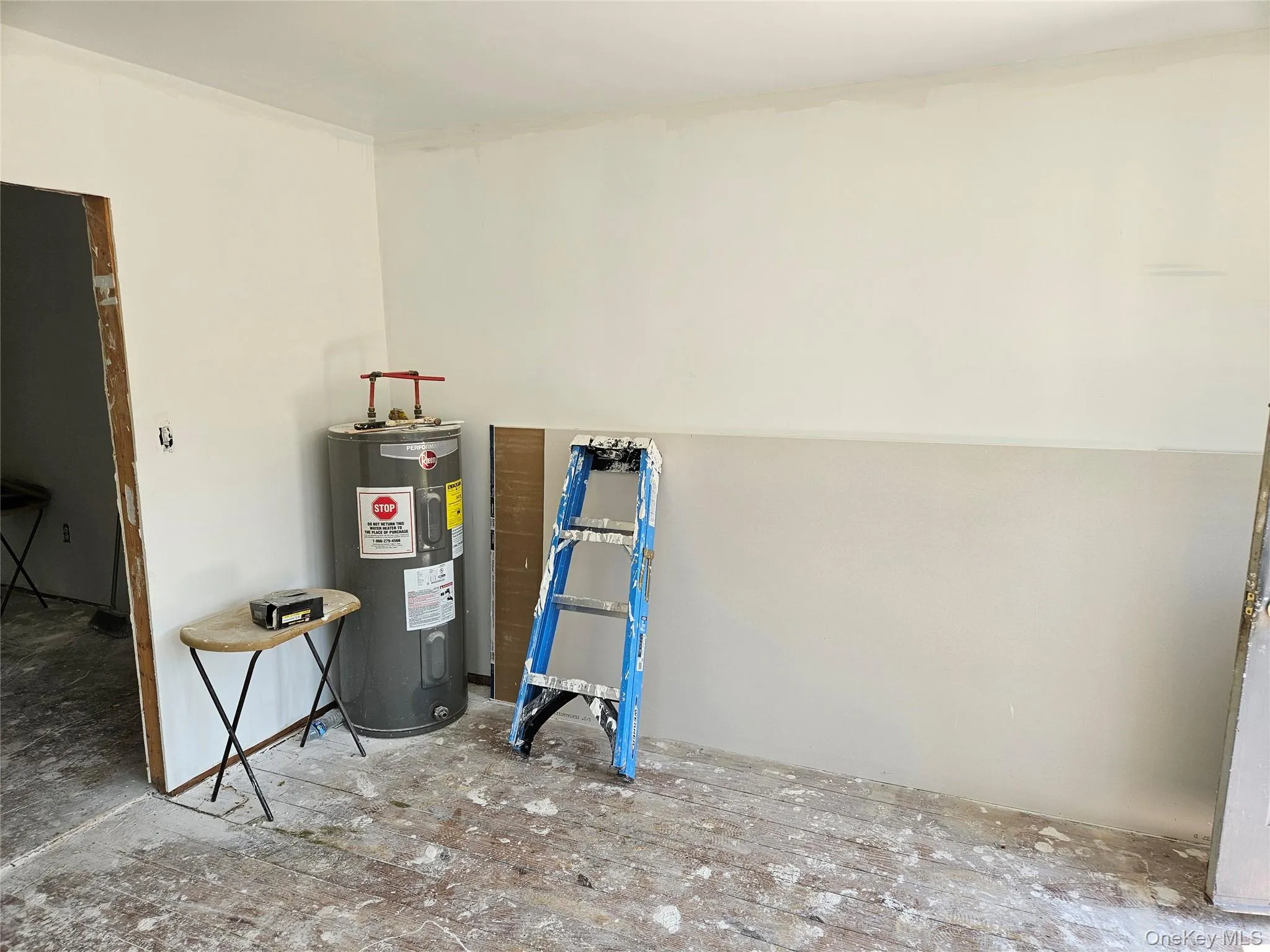 some sheetrock in Living Room some sheetrock in Living Room