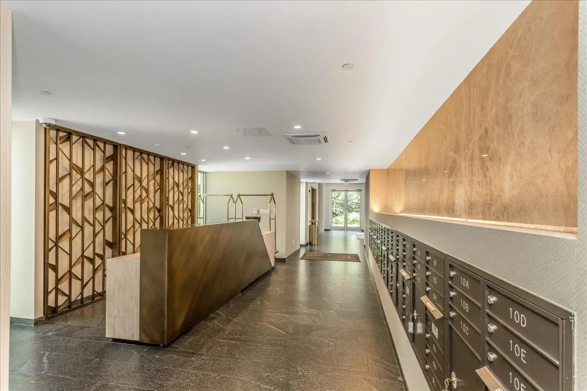 Welcome area featuring mail area and recessed lighting Welcome area featuring mail area and recessed lighting
