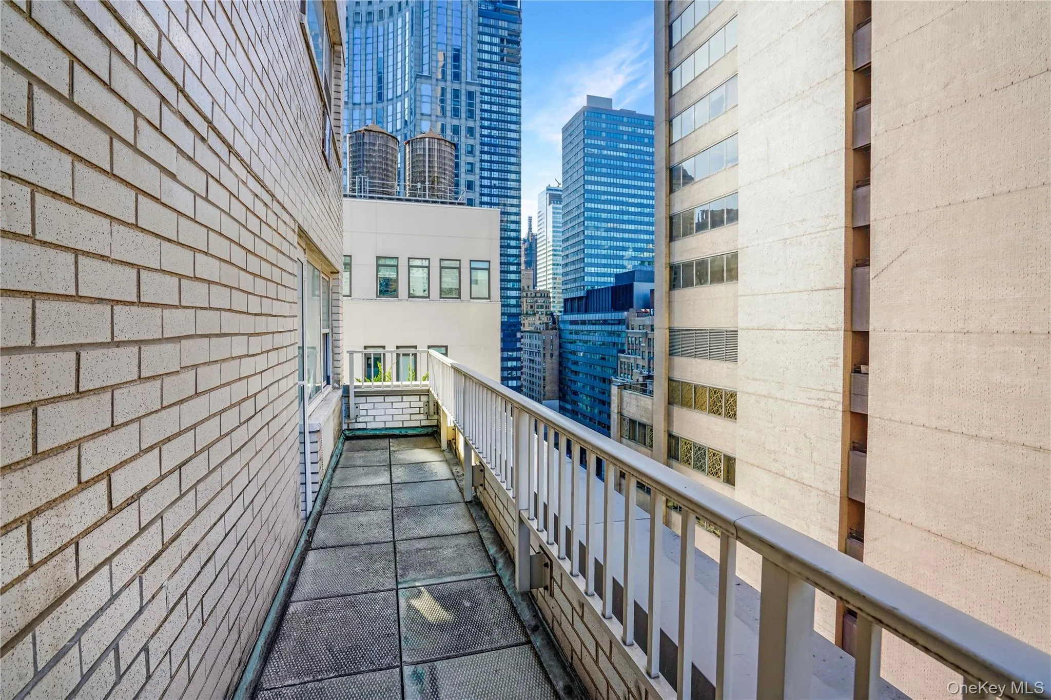 Balcony with a view of city Balcony with a view of city