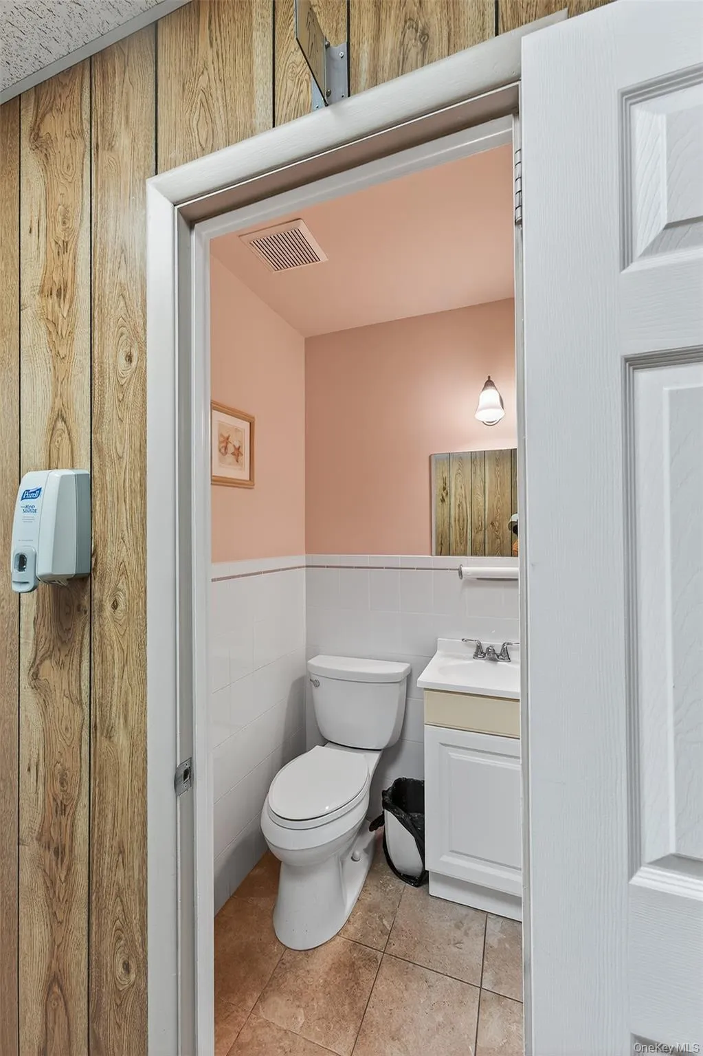 Half bath with vanity Half bath with vanity