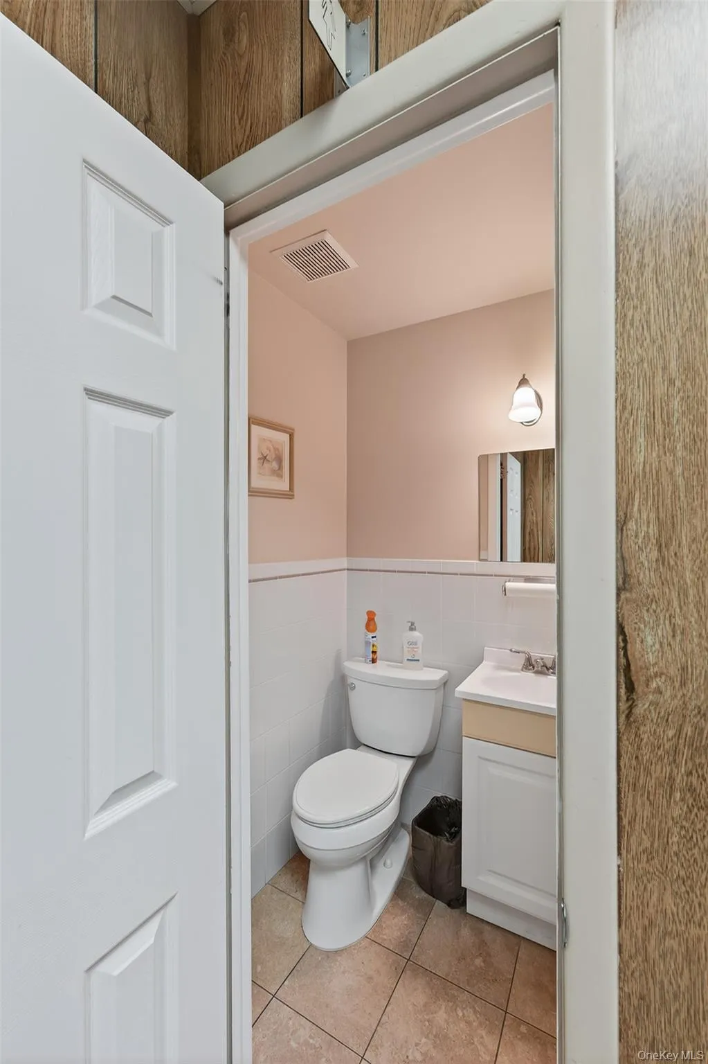Half bath with vanity Half bath with vanity