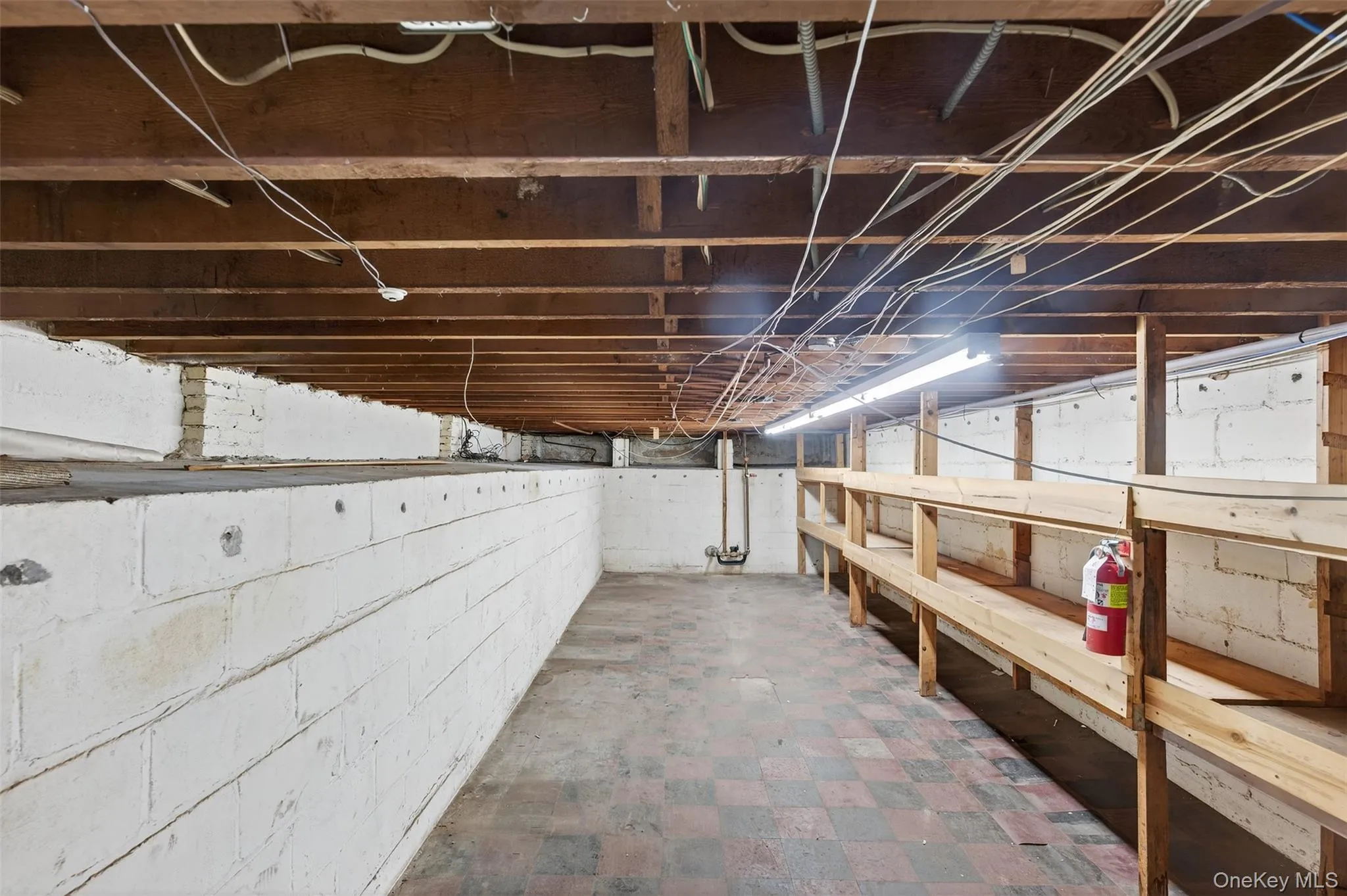 Unfinished basement for Storage Unfinished basement for Storage