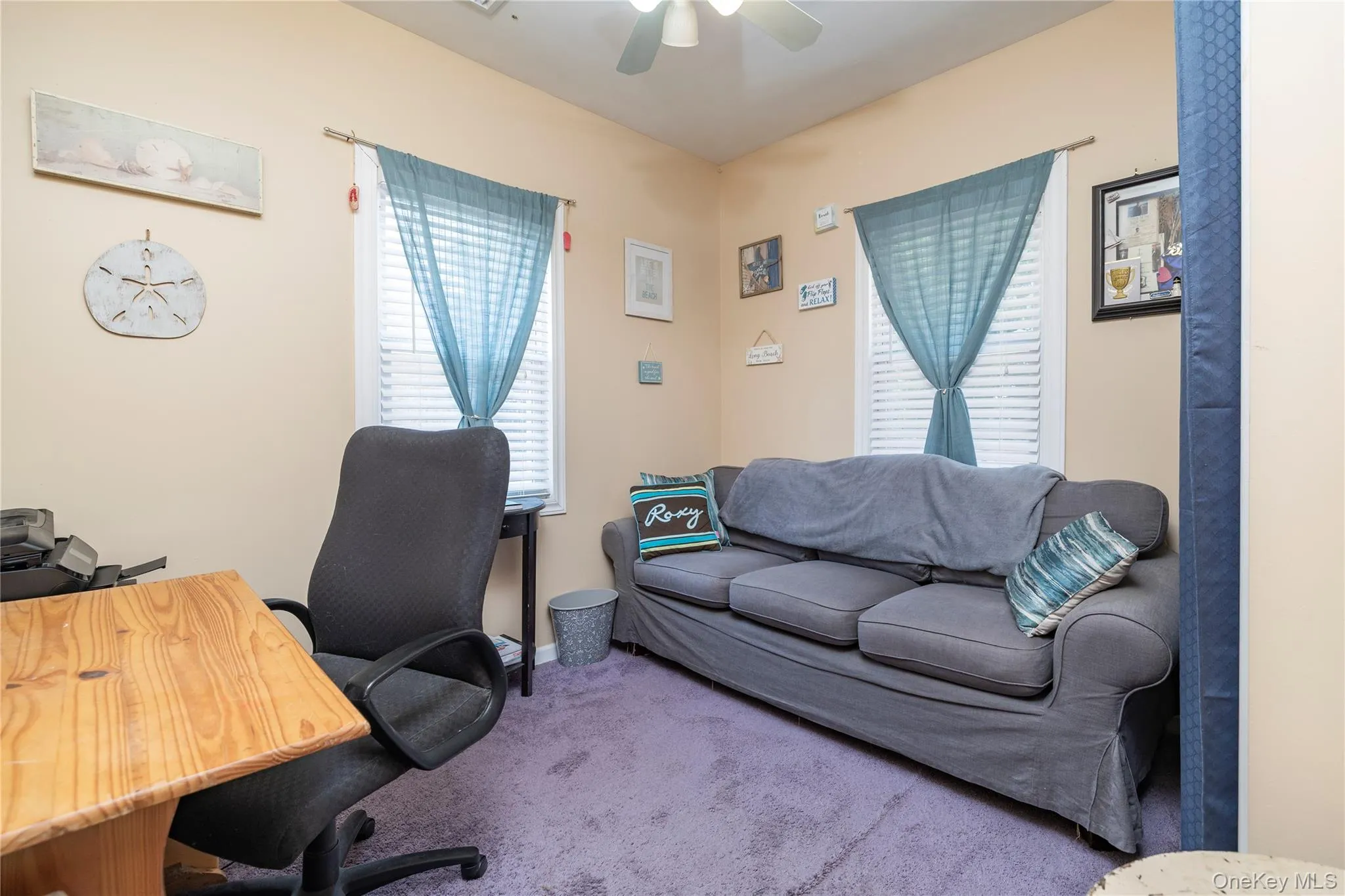 BEDROOM Carpet floors and a ceiling fan BEDROOM Carpet floors and a ceiling fan
