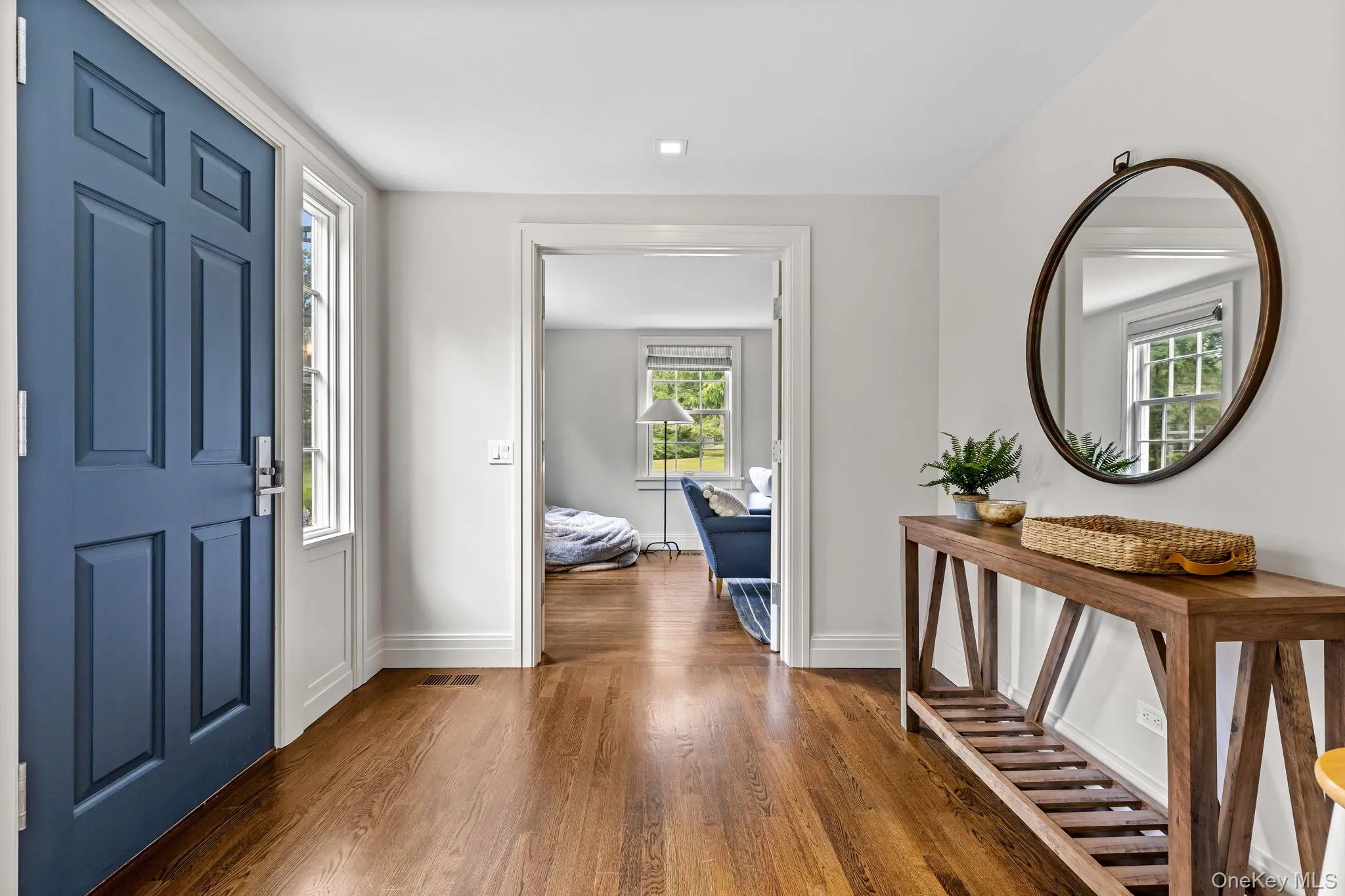 Foyer looking west Foyer looking west