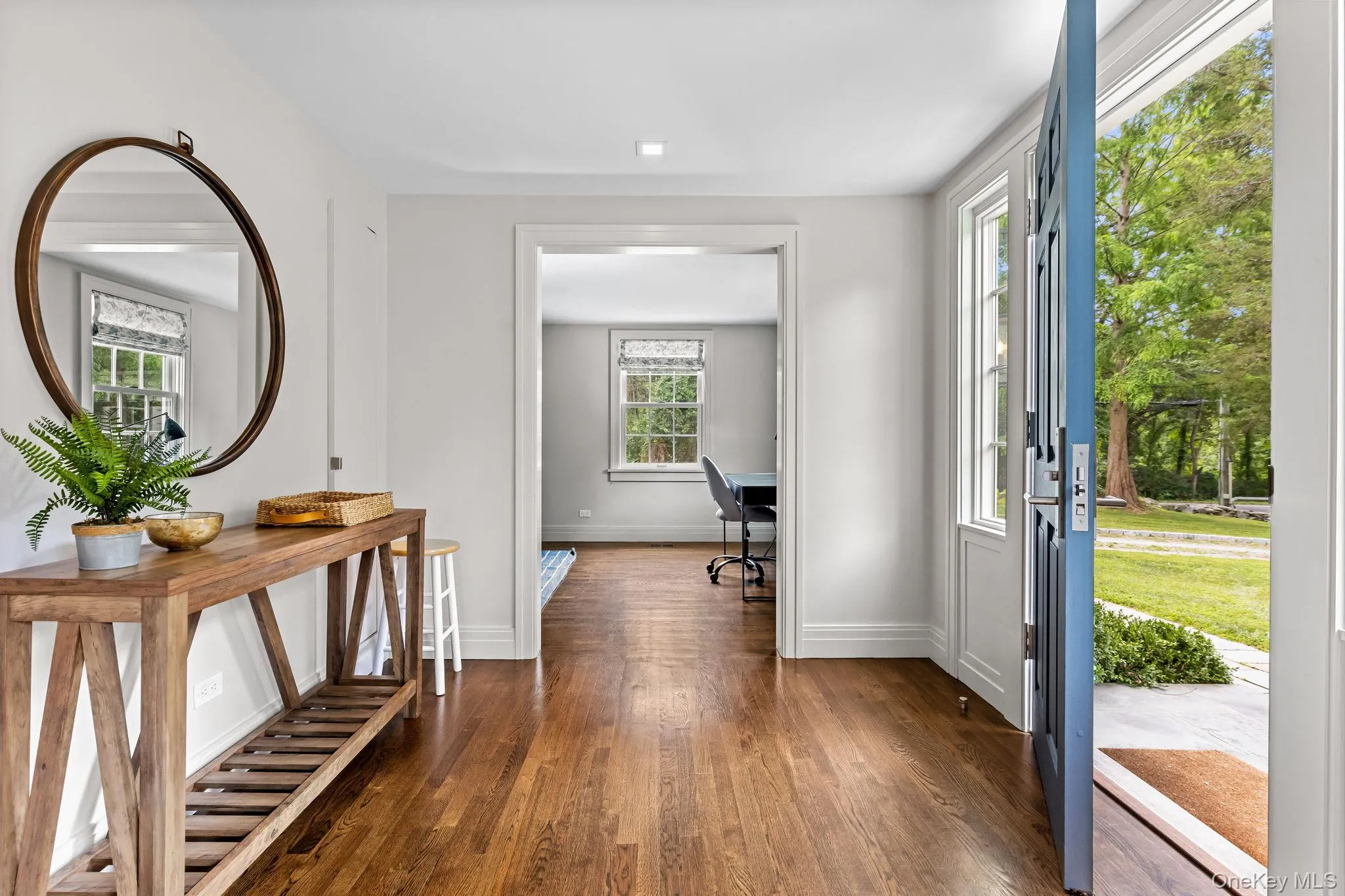 Foyer looking east Foyer looking east