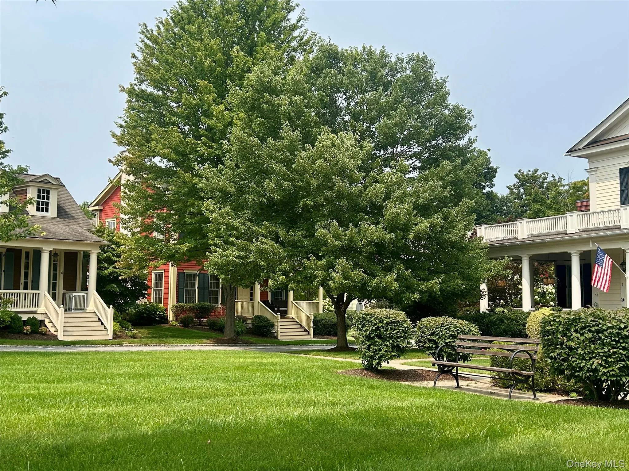 Relax in the small park across the street. Relax in the small park across the street.