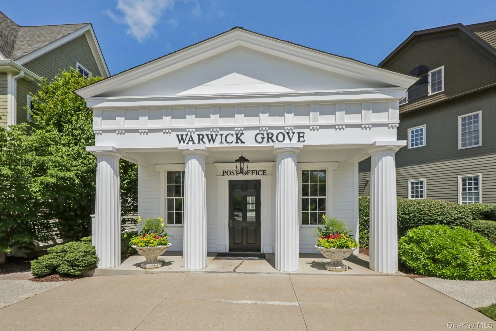 Warwick Grove has its own postal center Warwick Grove has its own postal center