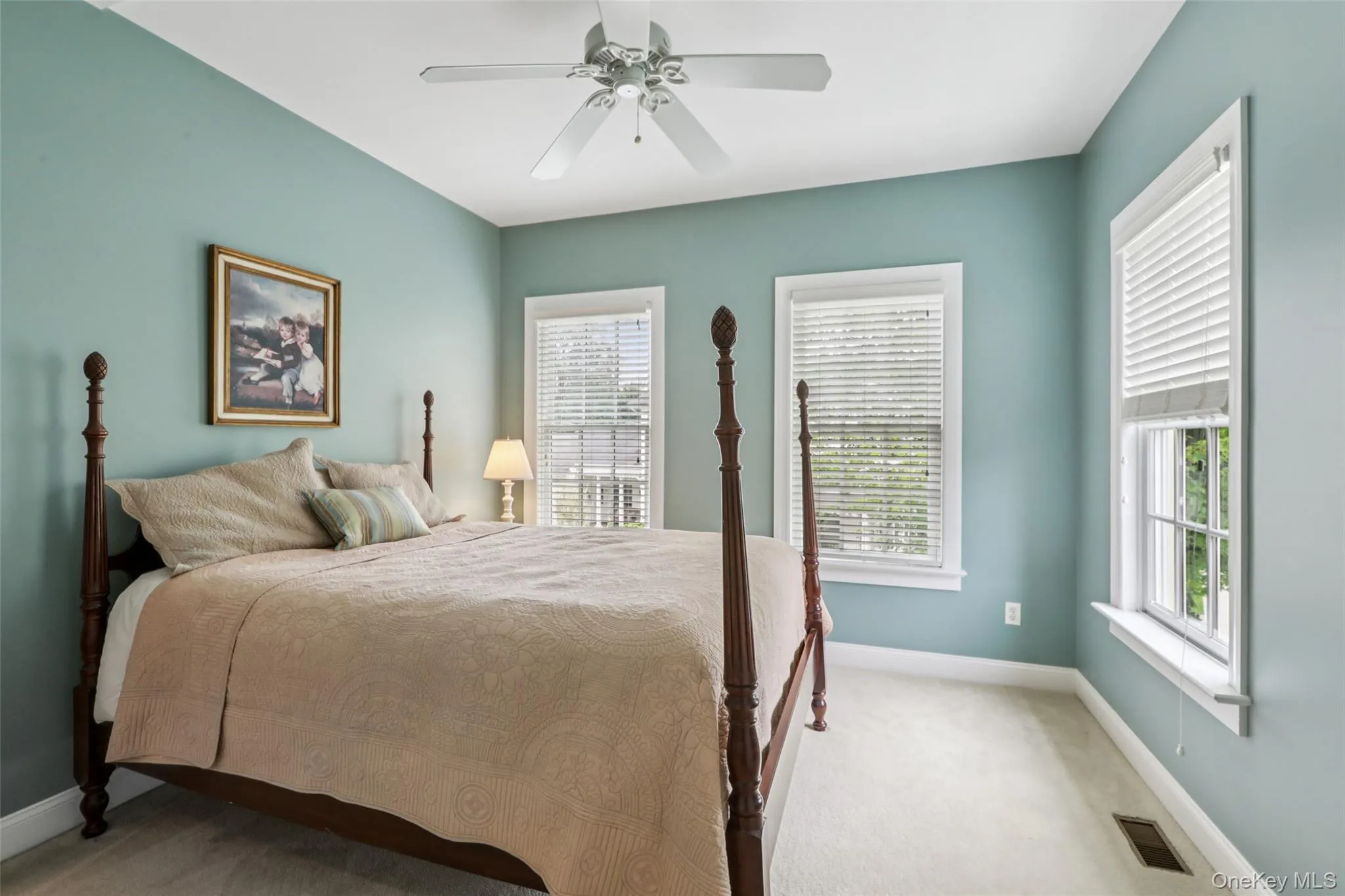 Second floor additional bedroom bathed in morning light Second floor additional bedroom bathed in morning light