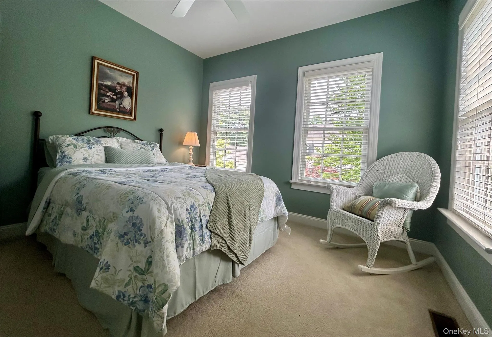 Second floor additional bedroom bathed in morning light Second floor additional bedroom bathed in morning light