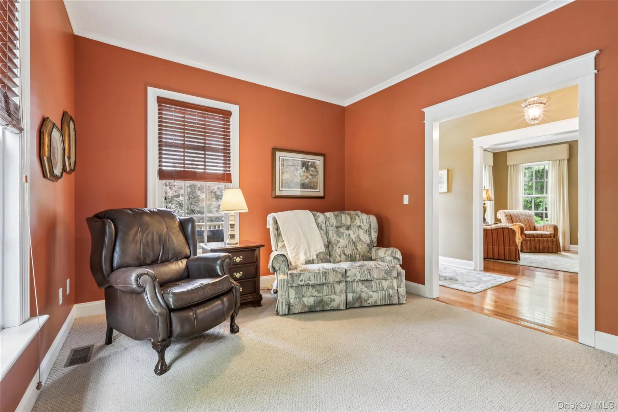 The study is a quiet haven just off the Foyer The study is a quiet haven just off the Foyer