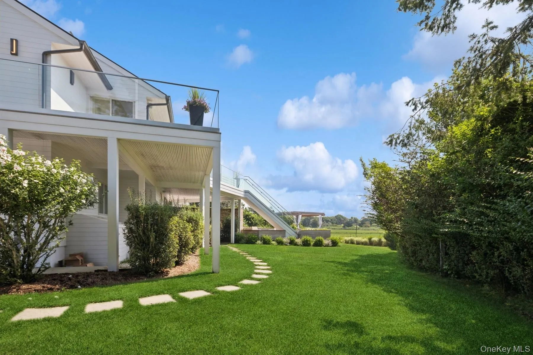 View of green lawn View of green lawn