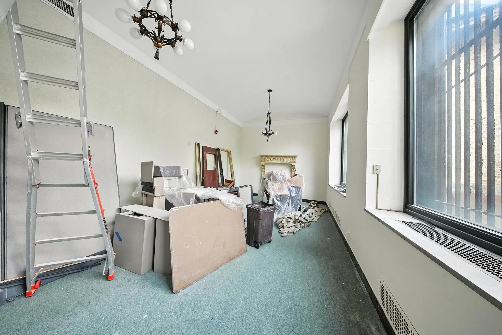 Garage featuring baseboards Garage featuring baseboards