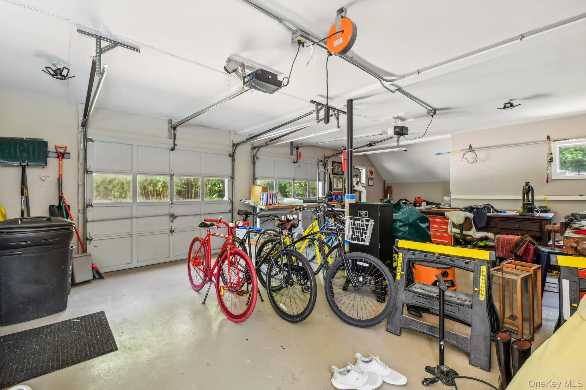 Garage featuring a garage door opener Garage featuring a garage door opener