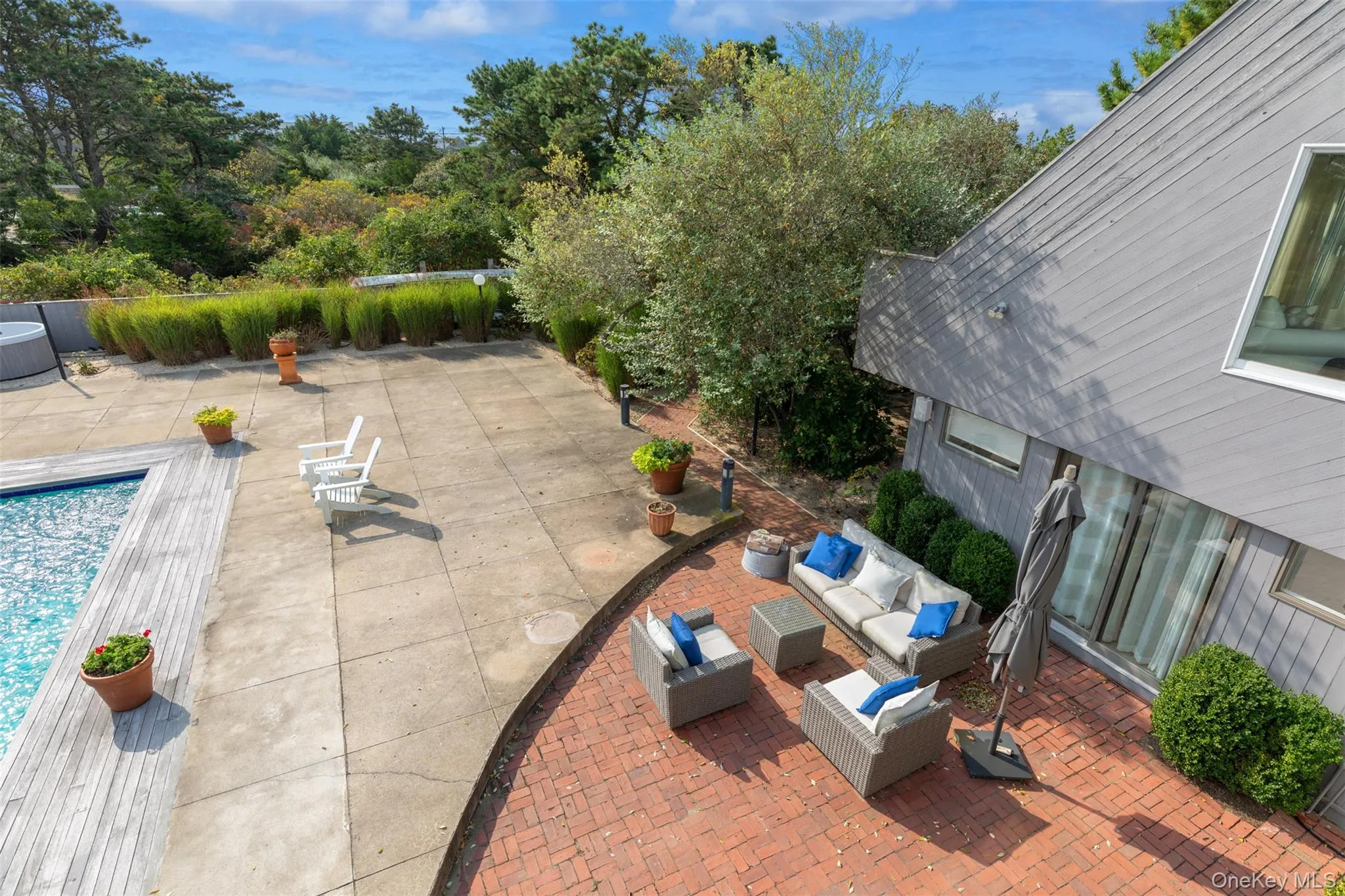 View of patio with an outdoor living space View of patio with an outdoor living space