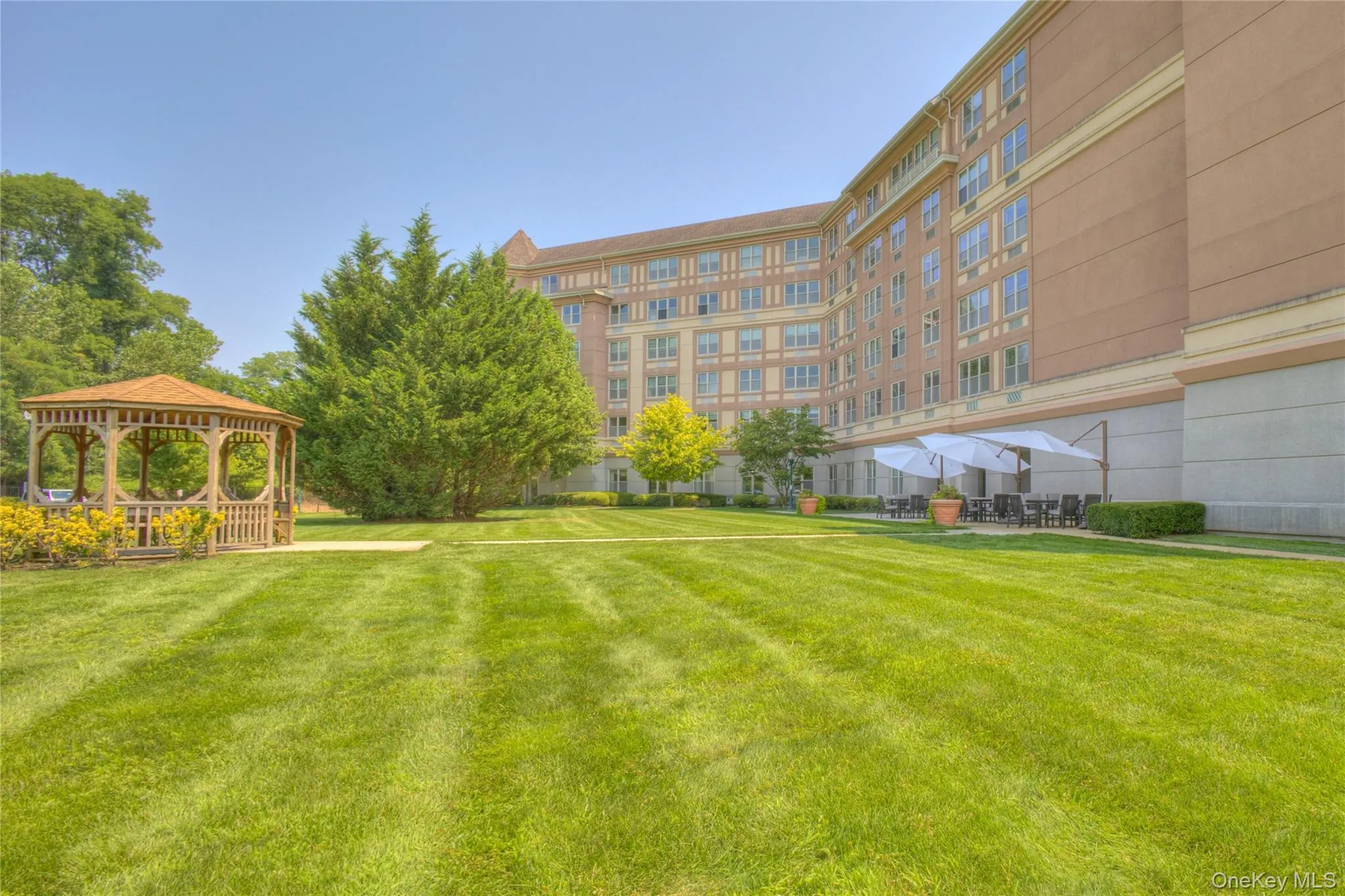 View of grassy yard with a gazebo View of grassy yard with a gazebo