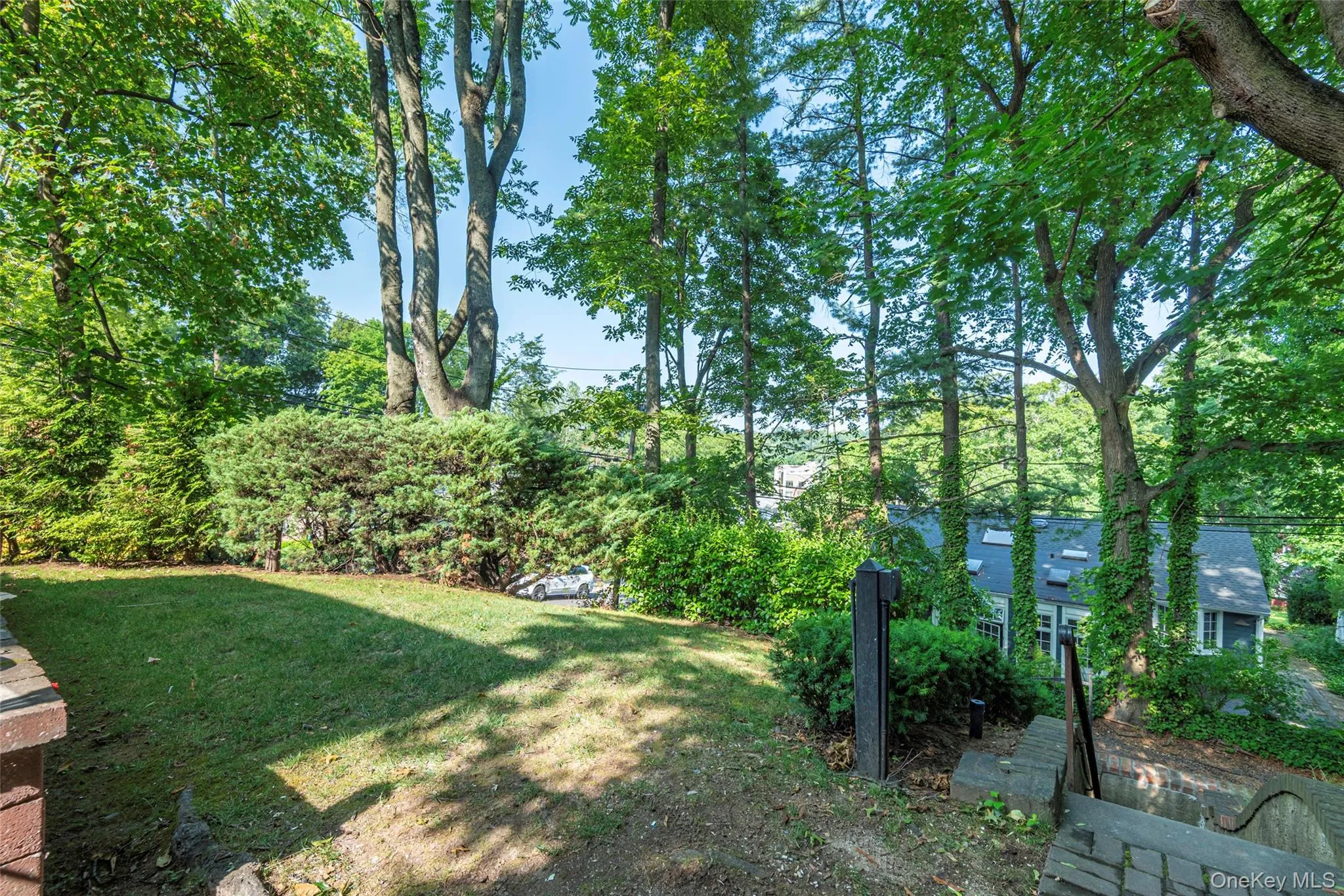 View of grassy yard View of grassy yard