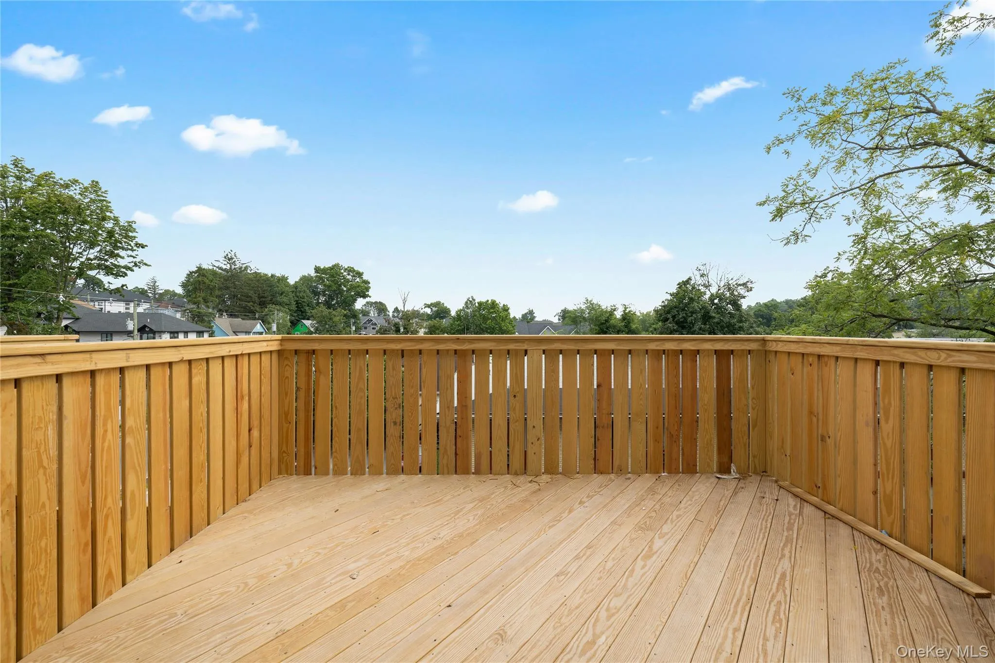 View of wooden terrace View of wooden terrace