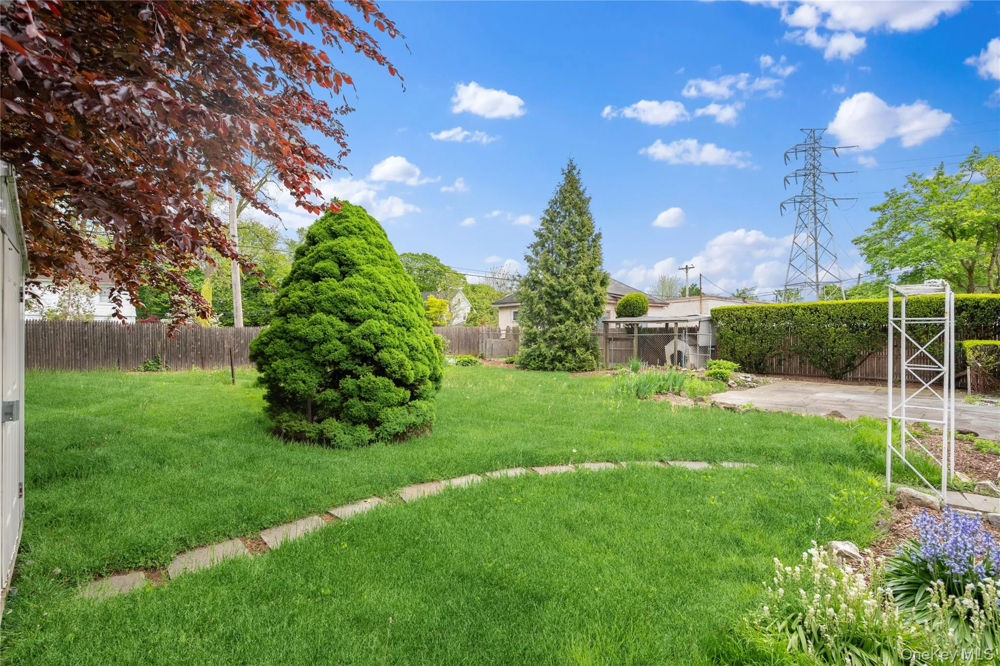 View of fenced backyard View of fenced backyard