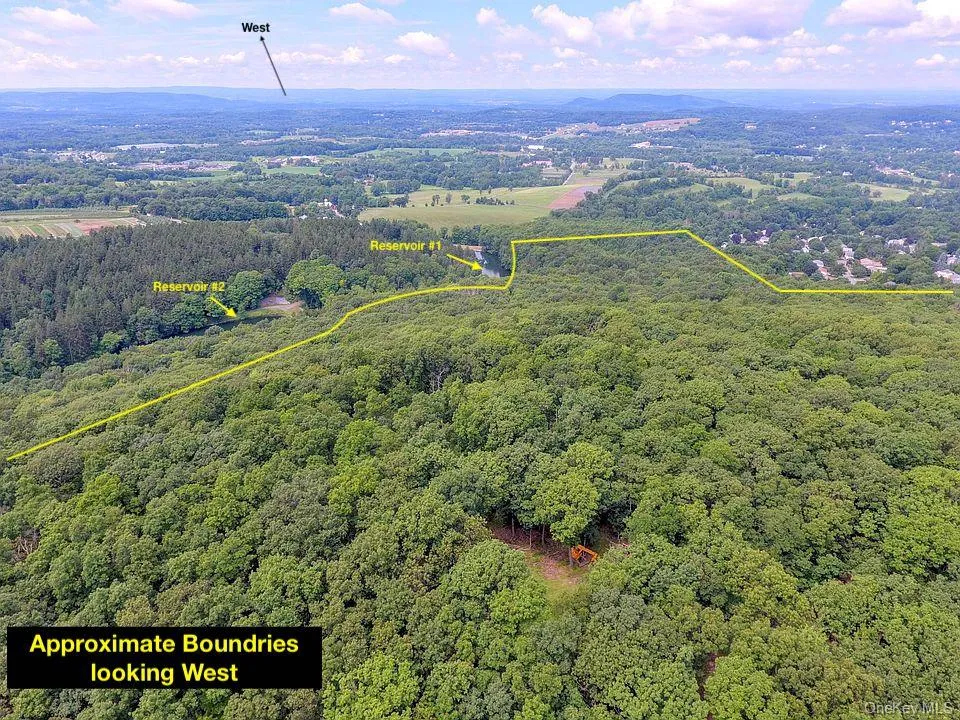 Aerial view looking West with approximate bounderies. Aerial view looking West with approximate bounderies.