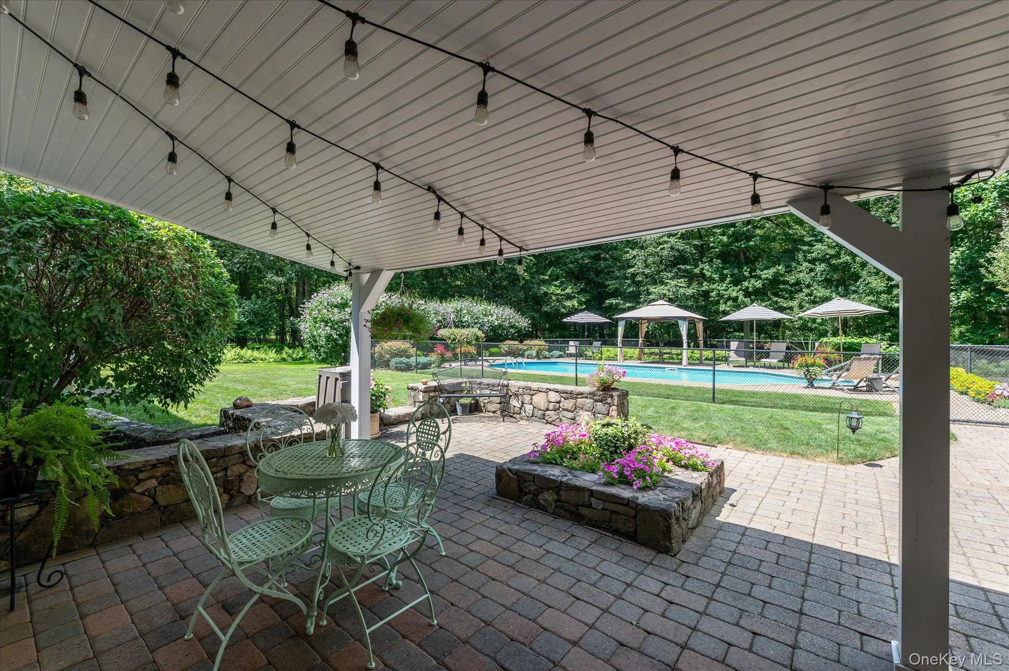 Patio with View of Pool Patio with View of Pool