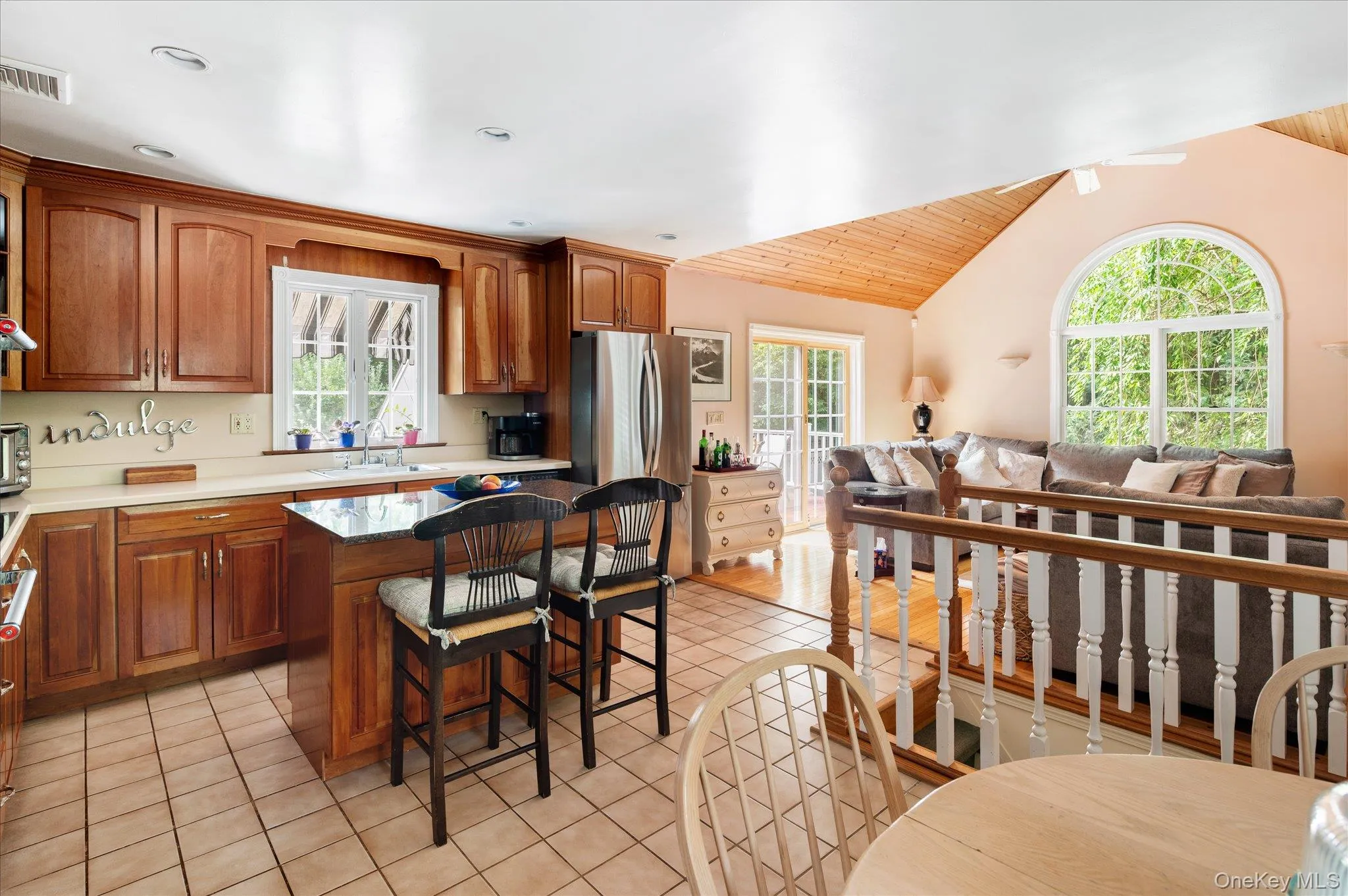 Kitchen with View into Family Room Kitchen with View into Family Room