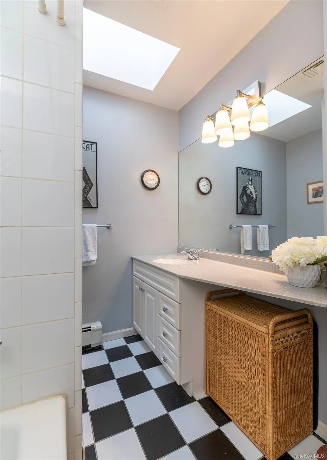 Bathroom with a skylight Bathroom with a skylight