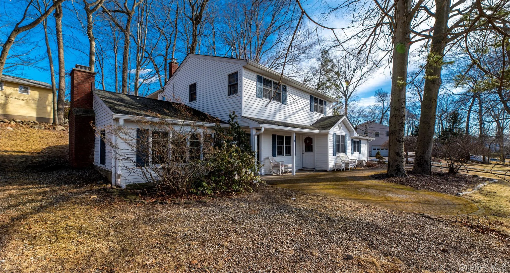 View of front facade with a chimney View of front facade with a chimney