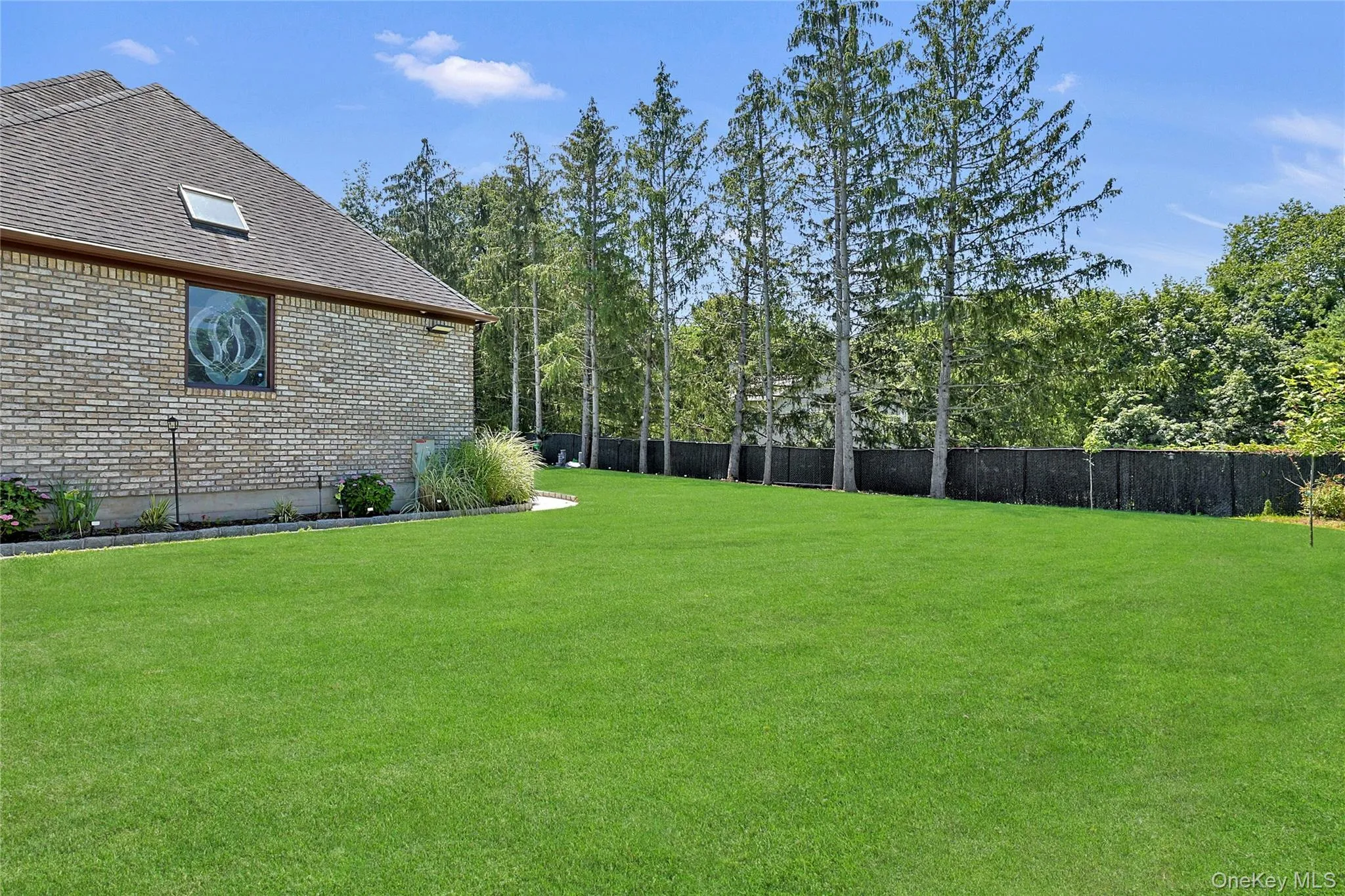 Fenced in backyard with mature tree's Fenced in backyard with mature tree's