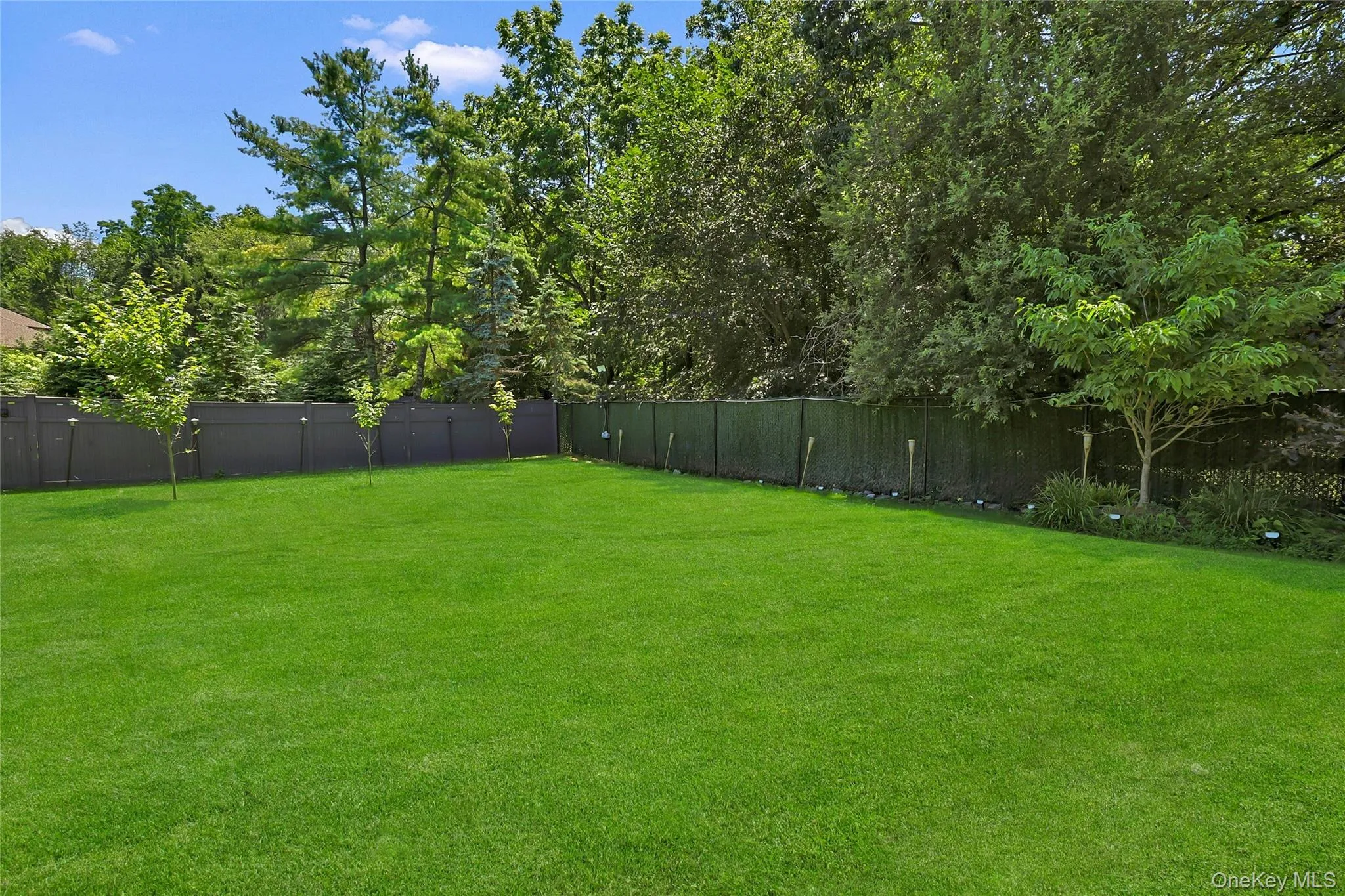 View of fenced backyard View of fenced backyard
