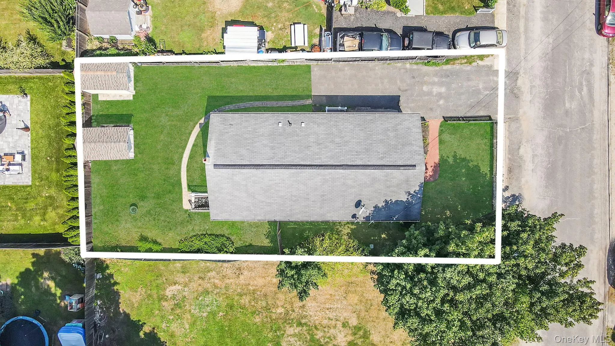 Aerial view of property's location featuring property boundaries highlighted Aerial view of property's location featuring property boundaries highlighted