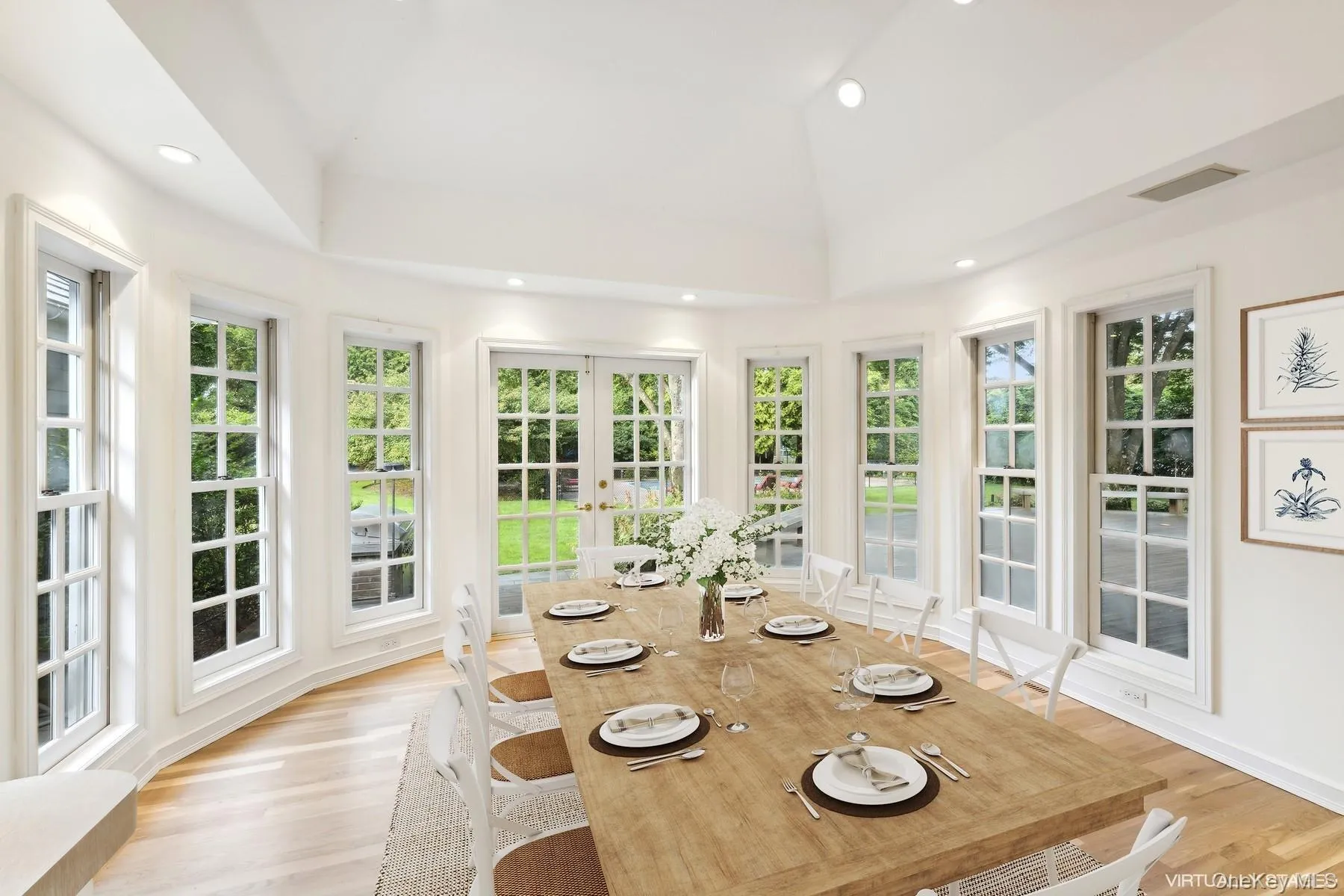 Sunroom / solarium featuring french doors Sunroom / solarium featuring french doors