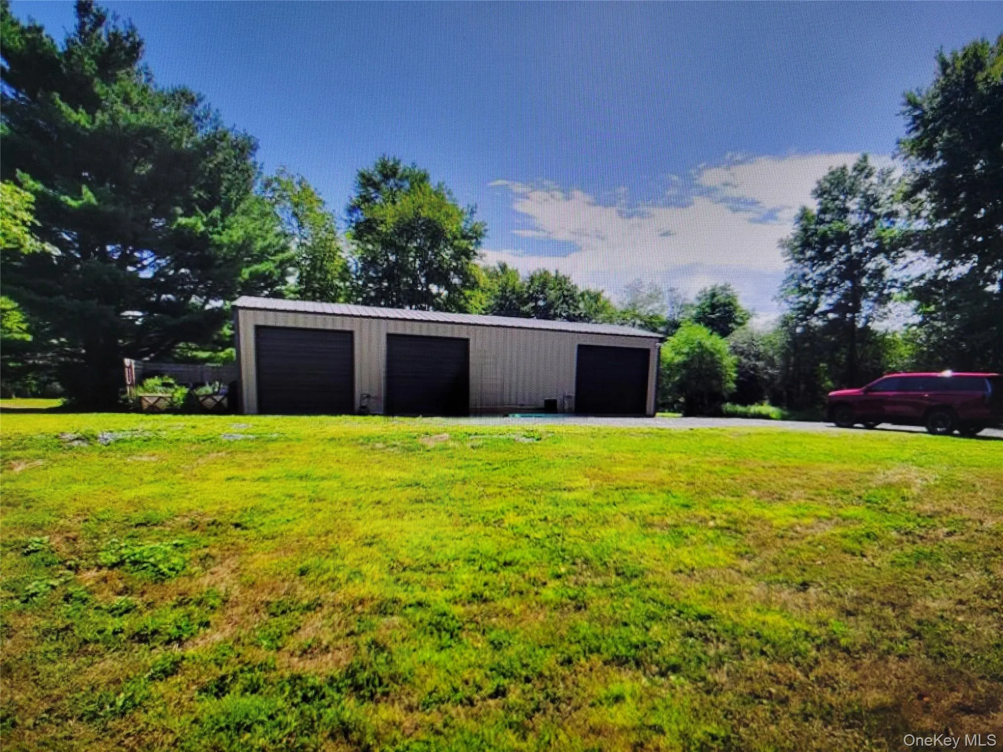 View of detached garage View of detached garage