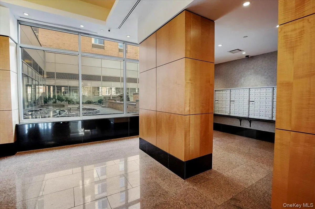 Community lobby with recessed lighting Community lobby with recessed lighting