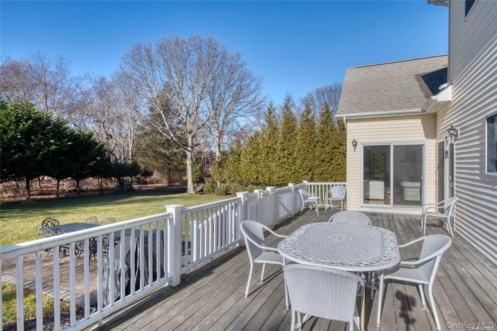 Large Back Deck and Patio Large Back Deck and Patio