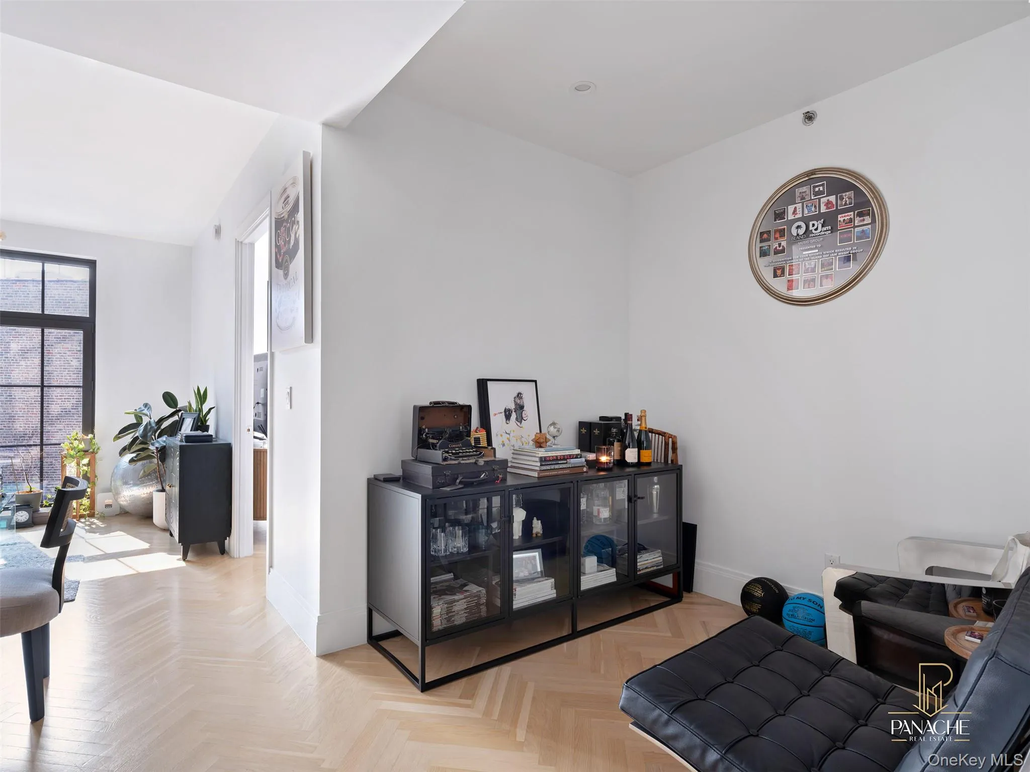 Living area with baseboards Living area with baseboards