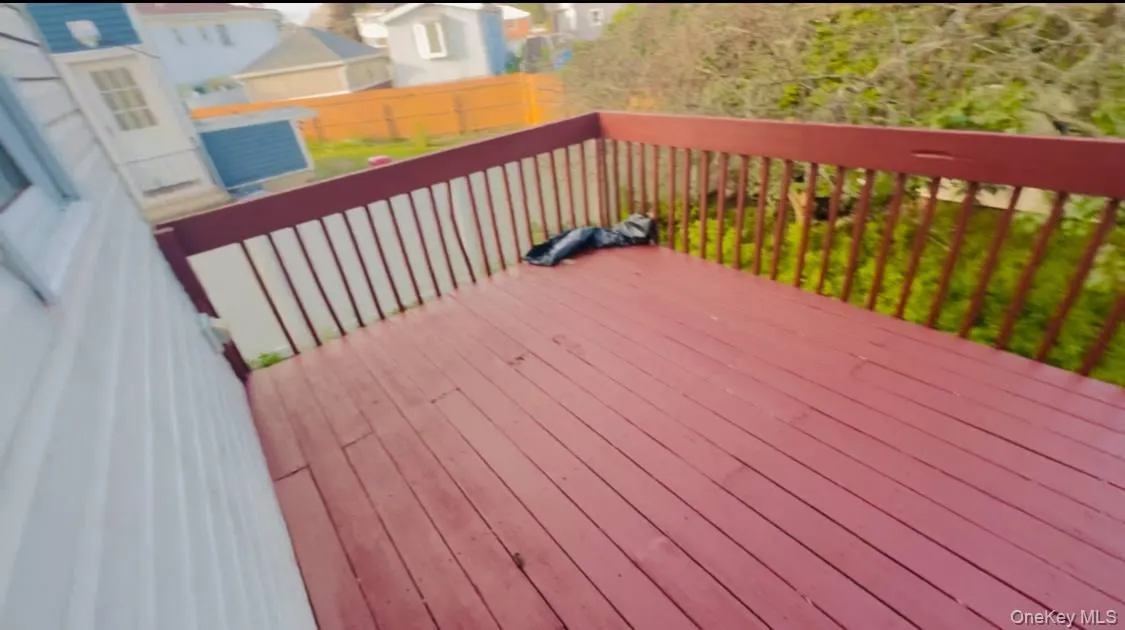 View of wooden deck View of wooden deck