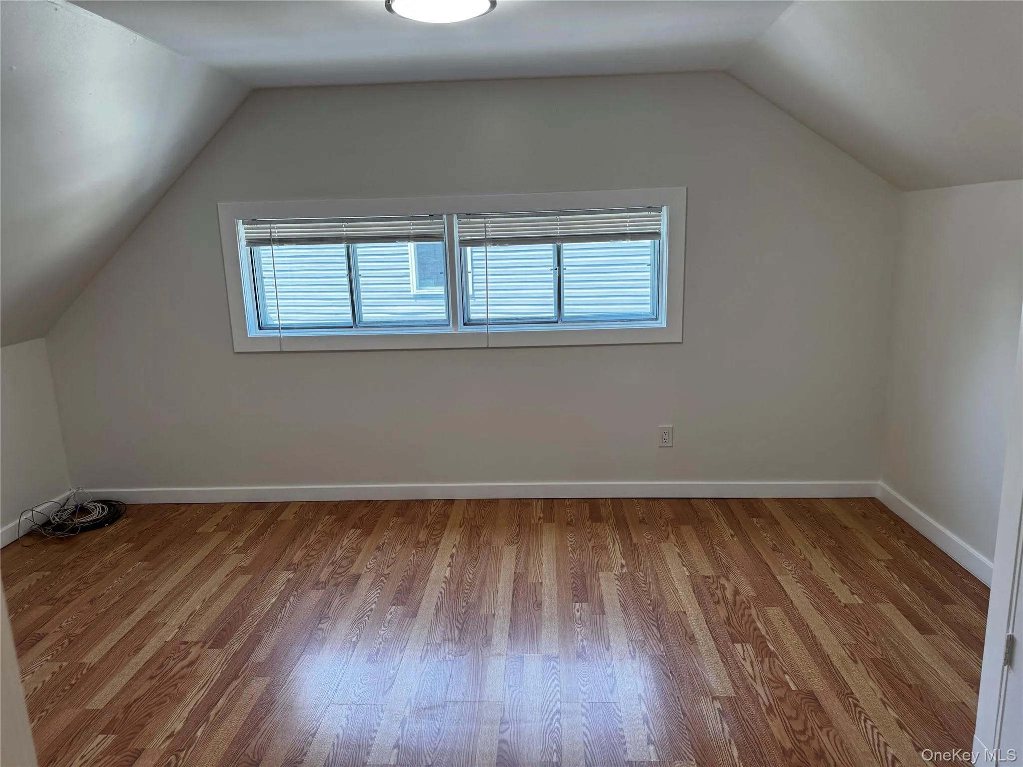 space featuring plenty of natural light, lofted ceiling, and light wood finished floors space featuring plenty of natural light, lofted ceiling, and light wood finished floors