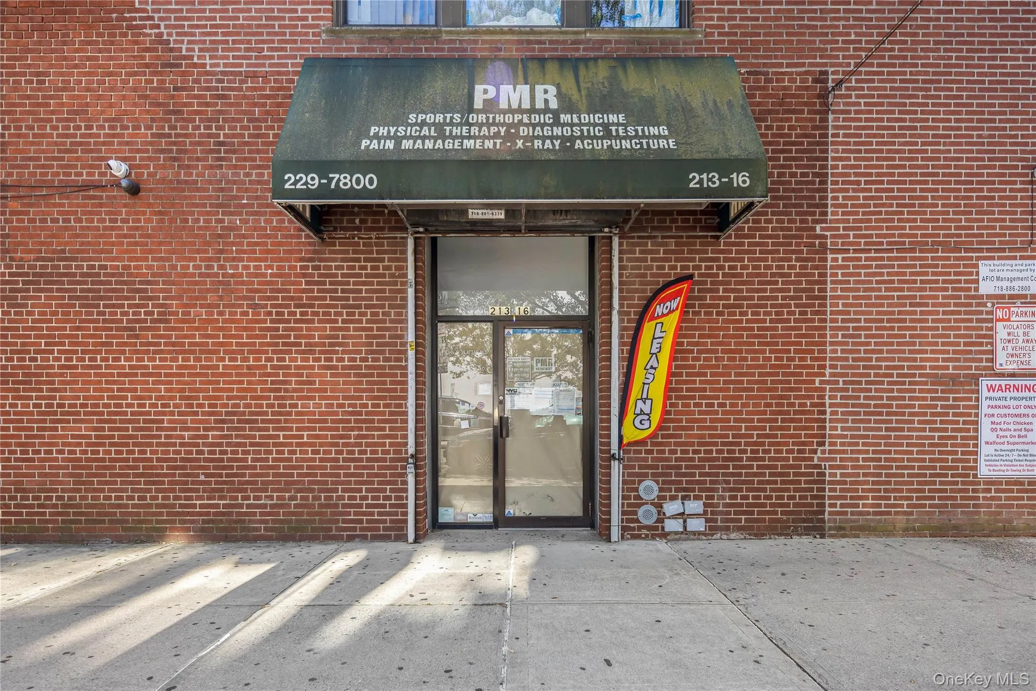 View of exterior entry featuring brick siding View of exterior entry featuring brick siding