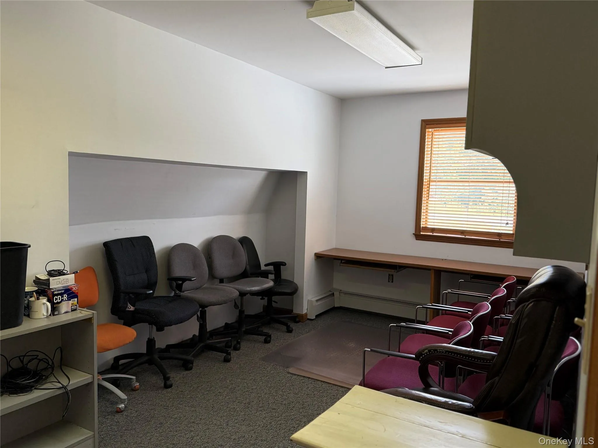 Office area featuring carpet Office area featuring carpet