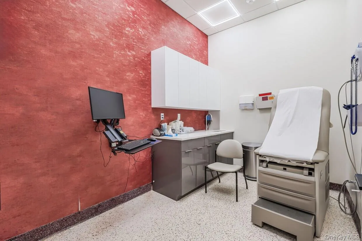 Office area with a sink Office area with a sink