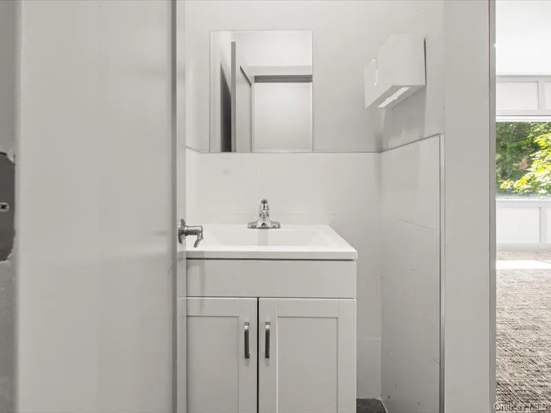 Half bathroom with vanity Half bathroom with vanity