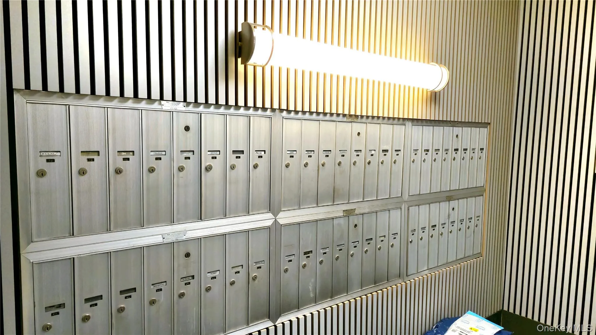 Interior details featuring mail area Interior details featuring mail area